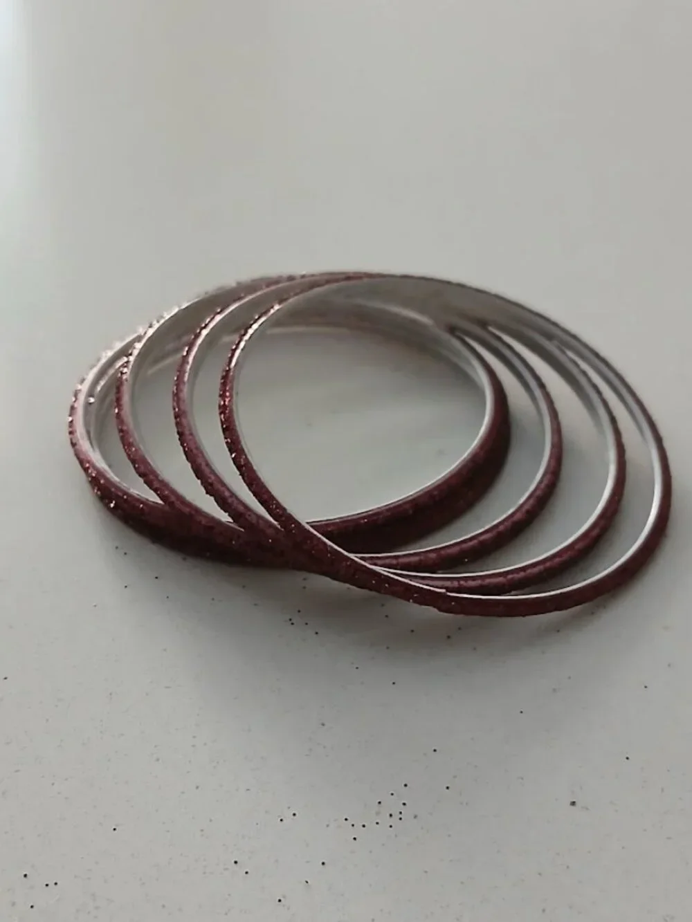 Exotic Indian Burgundy Bangles - Toddler